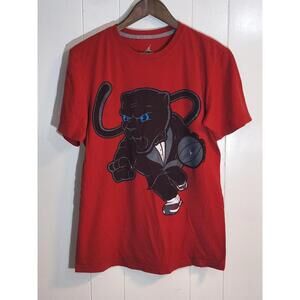 Nike Jordan Boy's Retro M 11 Legacy Panther Concord Red Tee Size Medium